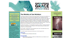 Desktop Screenshot of empoweringgraceministries.org